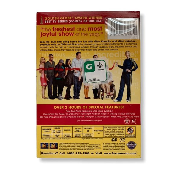 🍃2/$20🍃SEALED - Glee: The Complete First Season DVDs - Picture 2 of 3